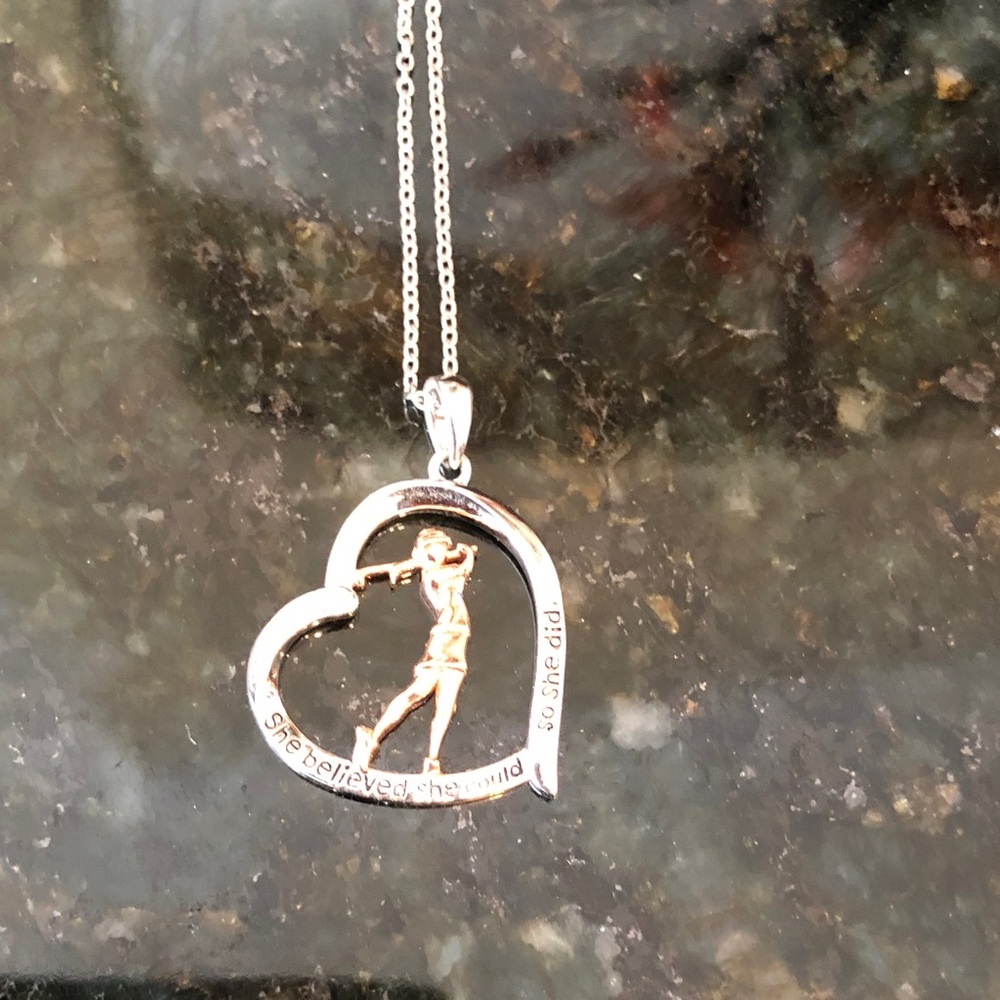 Inspirational Heart Pendant Necklace
